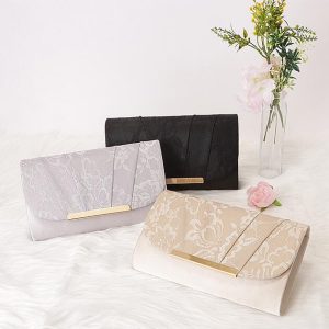 Lace Ladies 2way パーティーバッグ クラッチバッグ ショルダーバッグ レディース サテン レース 春 夏 秋 冬 フォーマル きれいめ フェミニン