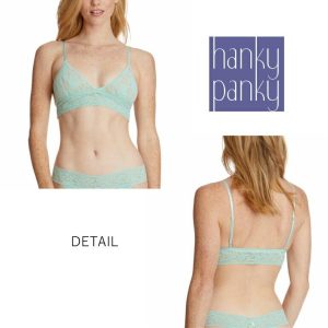 hanky panky ハンキーパンキー ブラレット ブラジャー ノンワイヤー パッド付 シグニチャーレース レディース ナイトブラ 下着 正規品