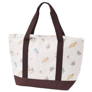 麻風 トート 保冷 ショッピングバッグ エコバッグ 保冷バッグ マチ広 ファスナー skater スケーター KCTSJ1 セサミストリート セサミ 男の子 女の子 女子